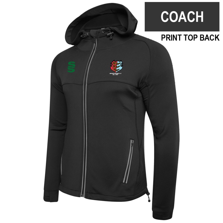 Dual Full Zip Hoody : Black