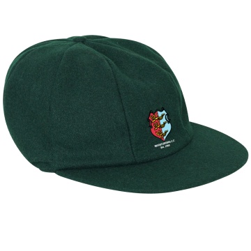 Brightlingsea CC - Baggy Cricket Cap - Bottle Green